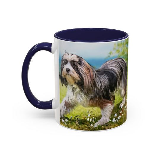 Lowchen Ceramic Accent Mug - 2 Sizes