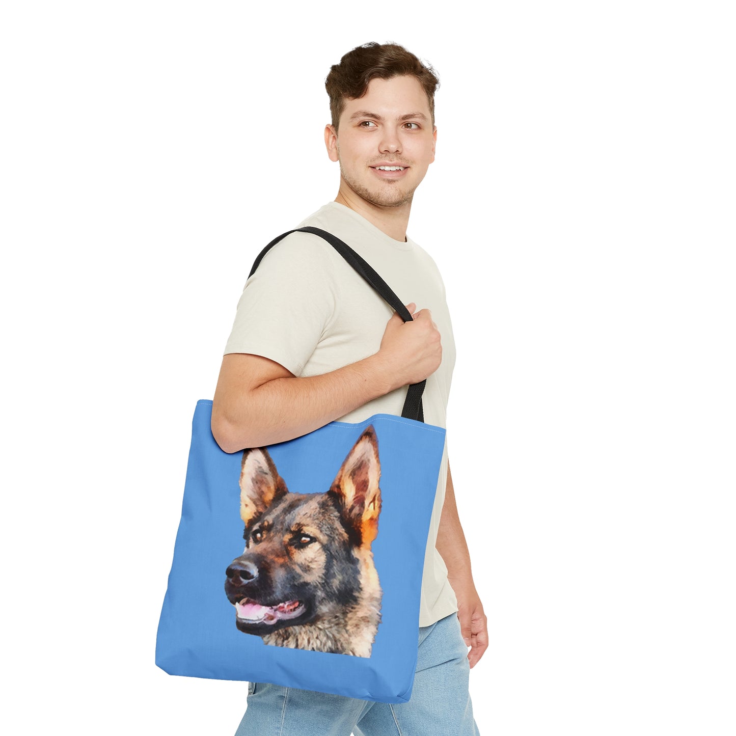 German Shepherd 'Hans' Tote Bag