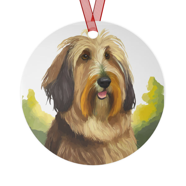 Bergamasco Christmas Tree Metal Ornament