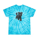 Affenspinscher Tie-Dye Tee in Cyclone