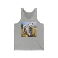 Cairn Terriers  -  Unisex Jersey Tank