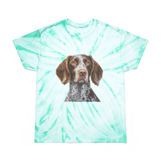 German Wirehaired Pointer Classic Tie-Dye Tee, Cyclone