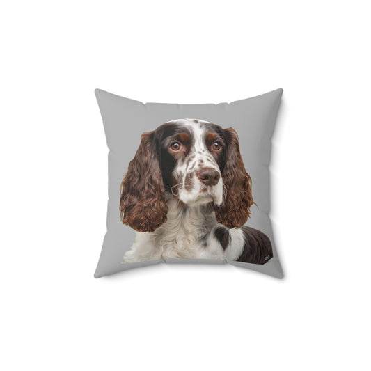 French Spaniel Spun Polyester Throw Pillow