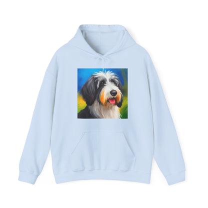 Polish Lowland Sheepdog Unisex 50/50 Hooded Sweatshirt