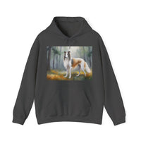 Borzoi 'Russian Wolfhound' Unisex 50/50 Hooded Sweatshirt