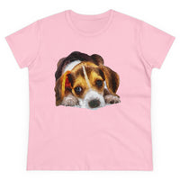 Beagle 'Daisy May' Women's Midweight Cotton Tee