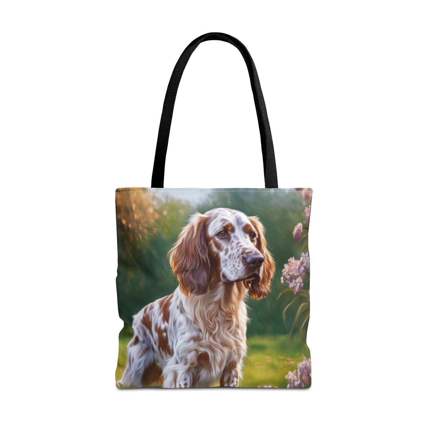 English Setter Polyester Tote Bag (AOP)