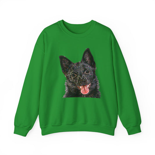 Schipperke Unisex 50/50  Crewneck Sweatshirt