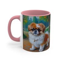 Pekingese Puppy 11oz Ceramic Accent Mug