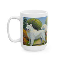 Japanese Spitz Ceramic Mug - 2 Sizes