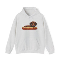 Dachshund 'Weiner Dog'  --  Unisex 50/50 Hooded Sweatshirt