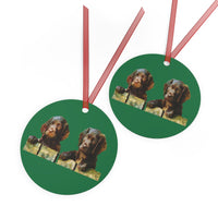 Boykin Spaniels Metal Ornaments