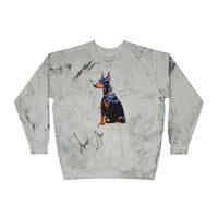 Doberman Pinscher #2 Unisex Color Blast Crewneck Sweatshirt