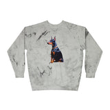 Doberman Pinscher #2  - Unisex Color Blast Crewneck Sweatshirt