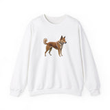 Shikoku - Japanese Hunting Dog - Unisex 50/50 Crewneck Sweatshirt