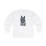 Norwegian Elk Hound Unisex Cotton Long Sleeve Tee