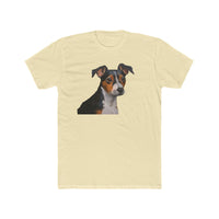 Teddy Roosevelt Terrier - Men's Fitted Cotton Crew Tee