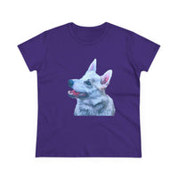 Norwegian Buhund Women's Midweight Cotton Tee