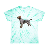 Wirehaired Pointing Griffon Unisex Tie-Dye Tee, Cyclone