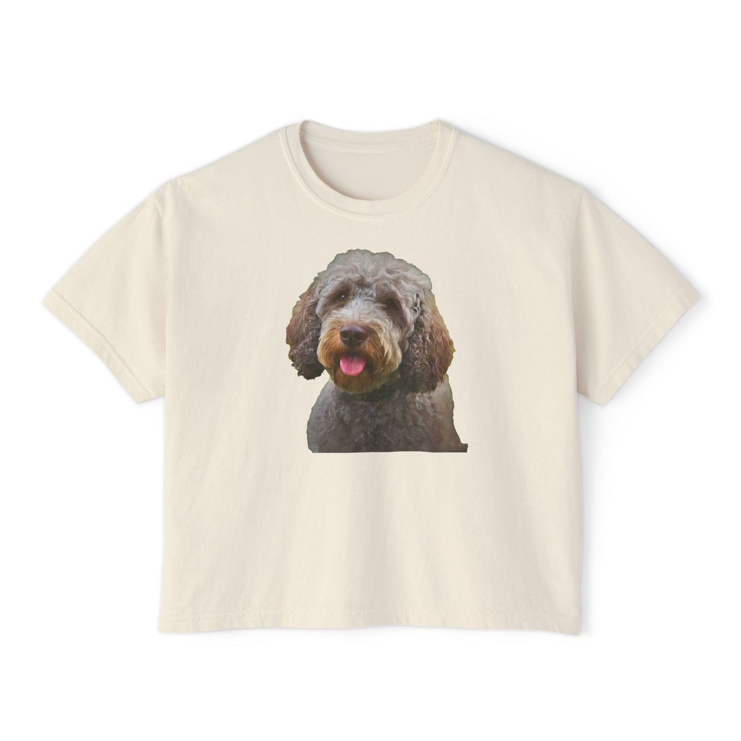 Lagotto Romagnolo 'Italian Truffle Dog' Women's Boxy Tee