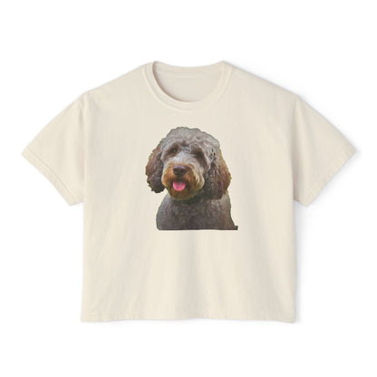 Lagotto Romagnolo 'Italian Truffle Dog' Women's Boxy Tee