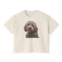 Lagotto Romagnolo 'Italian Truffle Dog' Women's Boxy Tee