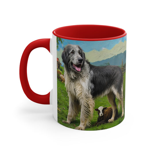 Romanian Carpathian Shepherd Dog 11oz Ceramic Accent Mug