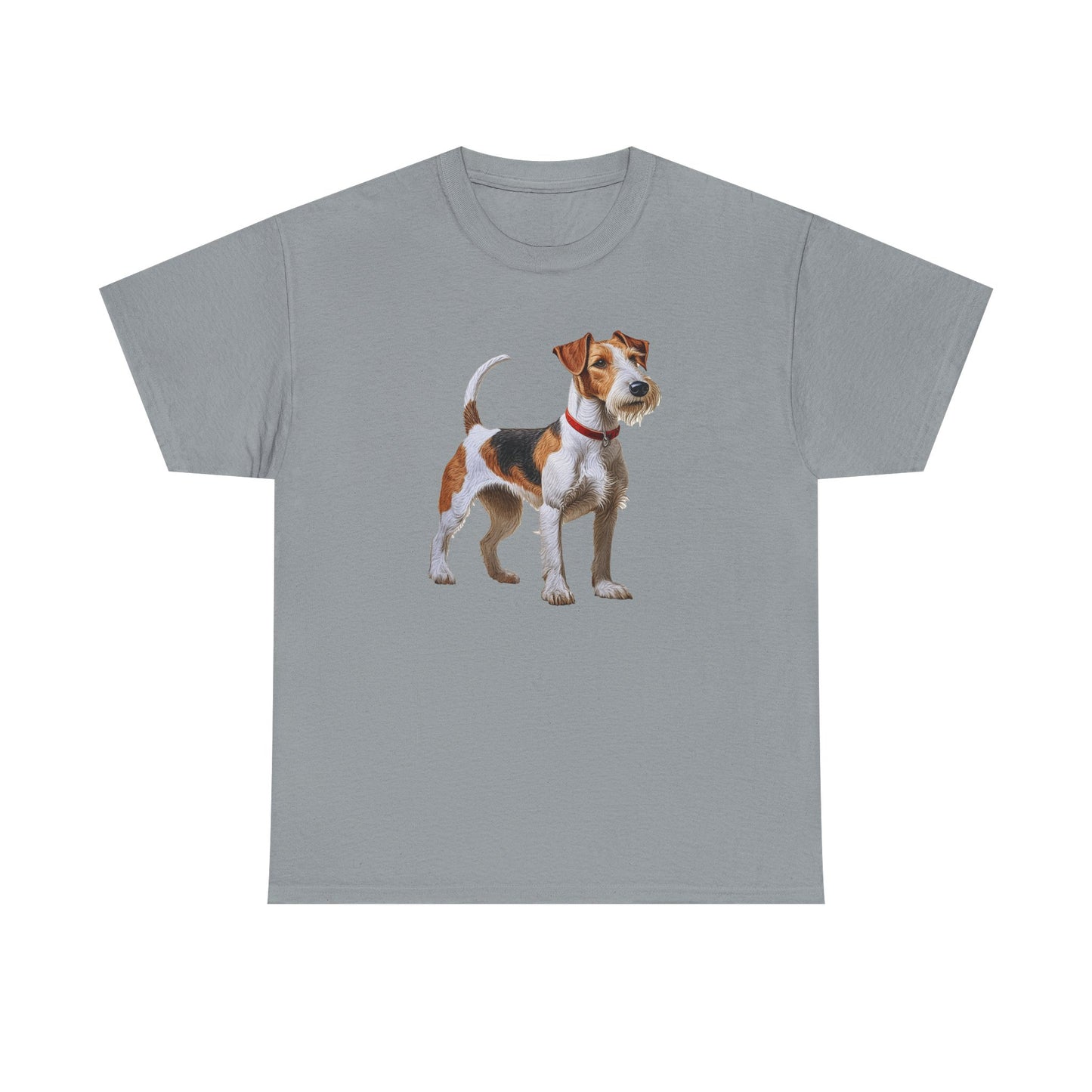 Wire Fox Terrier Unisex Heavy Cotton Tee