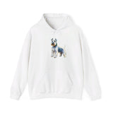 White Schnauzer Unisex50/50 Hooded Sweatshirt