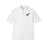 Wire  Fox Terrier Men's Piqué Polo Shirt