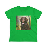 Curly-Coated Retriever Women's Midweight Cotton Tee