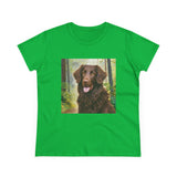 Curly-Coated Retriever Women's Midweight Cotton Tee