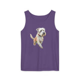 Dandie Terrier  -  Unisex Garment-Dyed Tank Top