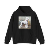 Bedlington Terrier Unisex 50/50 Hooded Sweatshirt