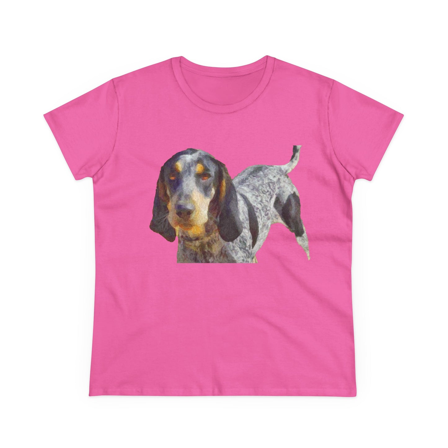 Bluetick Coonhound Women's Midweight Cotton Tee