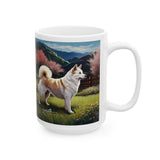 Kishu Ken Ceramic Mug, (11oz, 15oz)