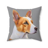 Canaan Dog of Israel Spun Polyester Square Pillow