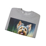 Yorkie #3 50/50 Crewneck Sweatshirt