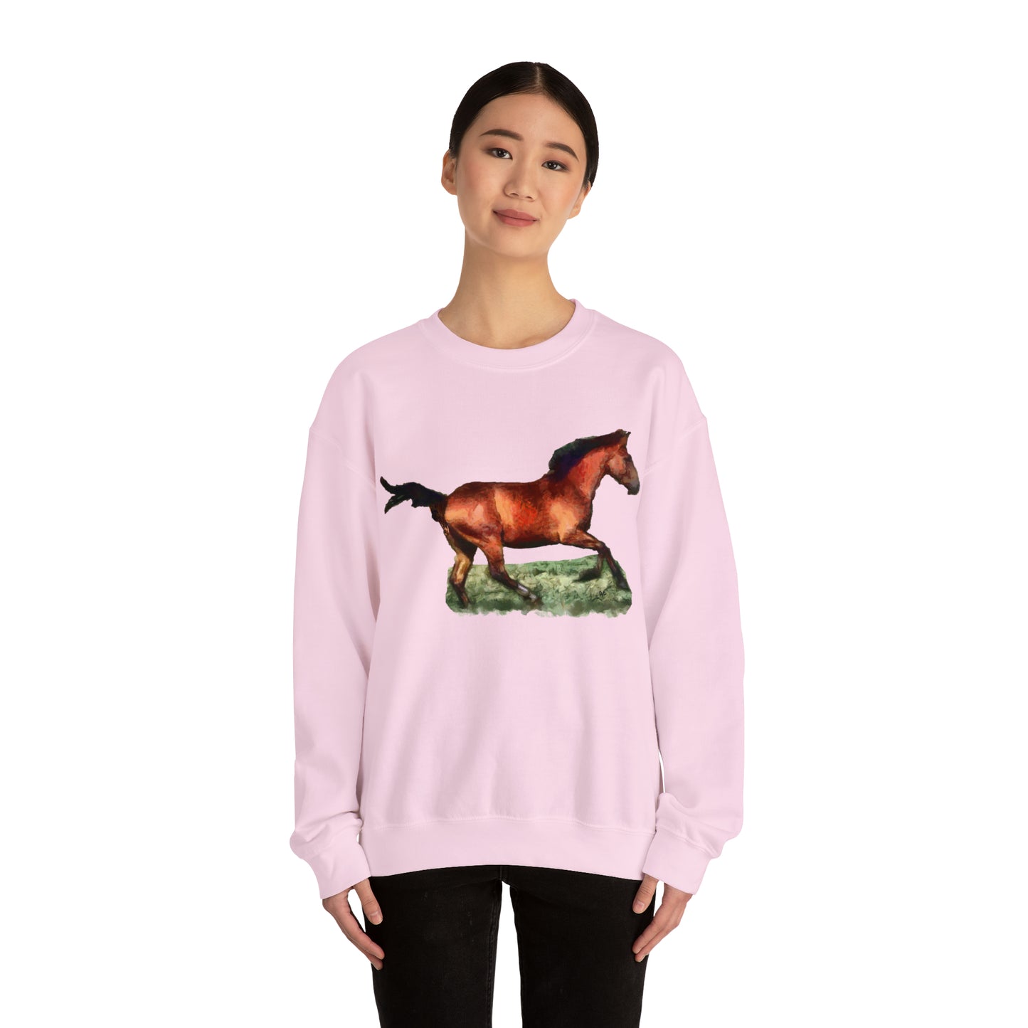 Horse 'Sam' Unisex 50/50 Crewneck Sweatshirt
