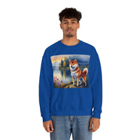 Shiba Inu Unisex 50/50 Crewneck Sweatshirt