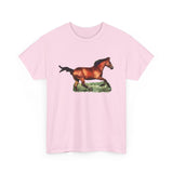 Miniature Horse 'Sam' Unisex Heavy Cotton Tee