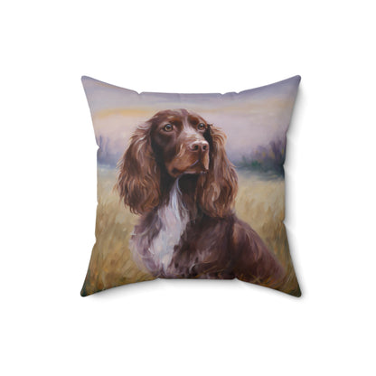Field Spaniel Spun Polyester Throw Pillow