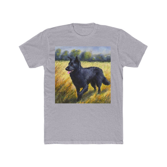 Mudi Men's Fitted Cotton Crew Tee
