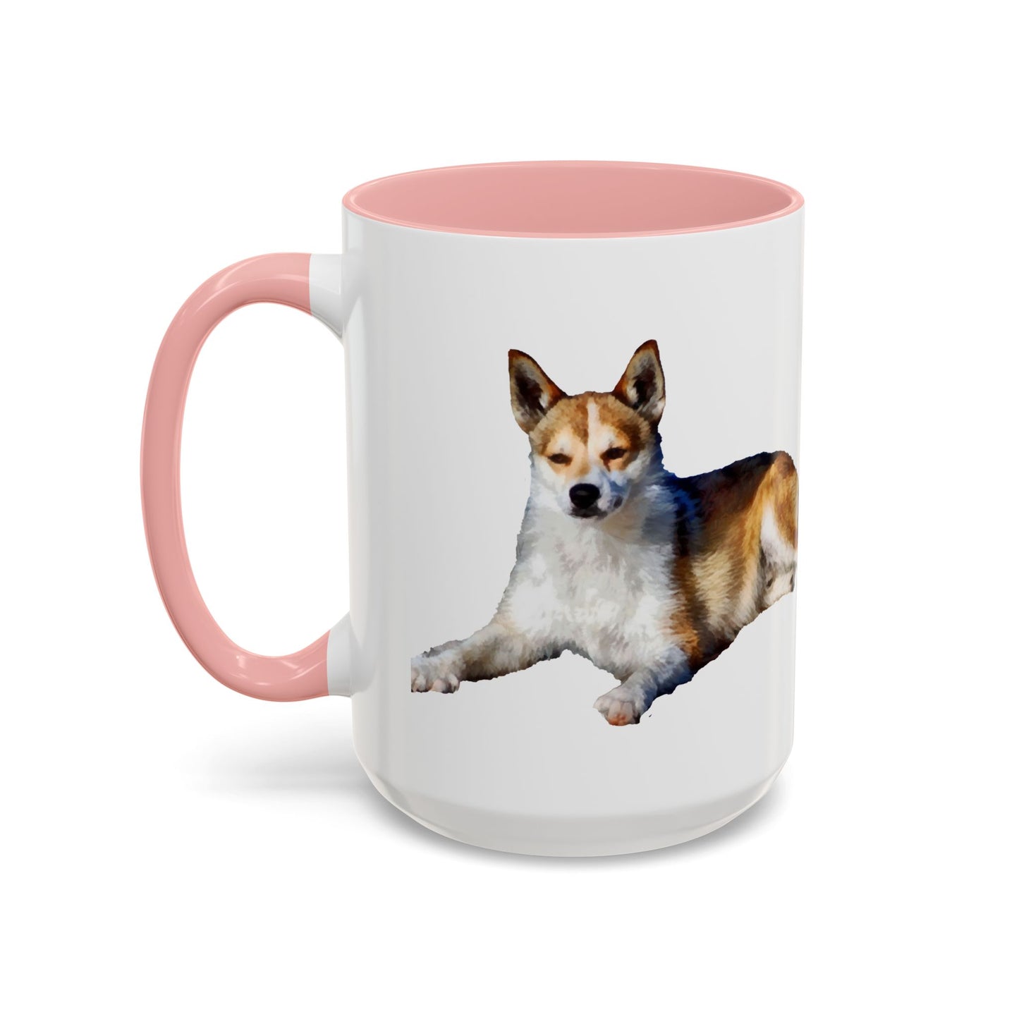 Norwegian Lundehund Accent Coffee Mug