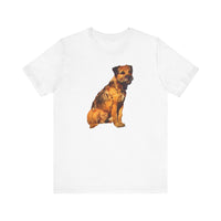 Border Terrier 'Andrew' - Soft Cotton Tee