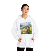 Black & Tan Coonhound Unisex 50/50 Hooded Sweatshirt