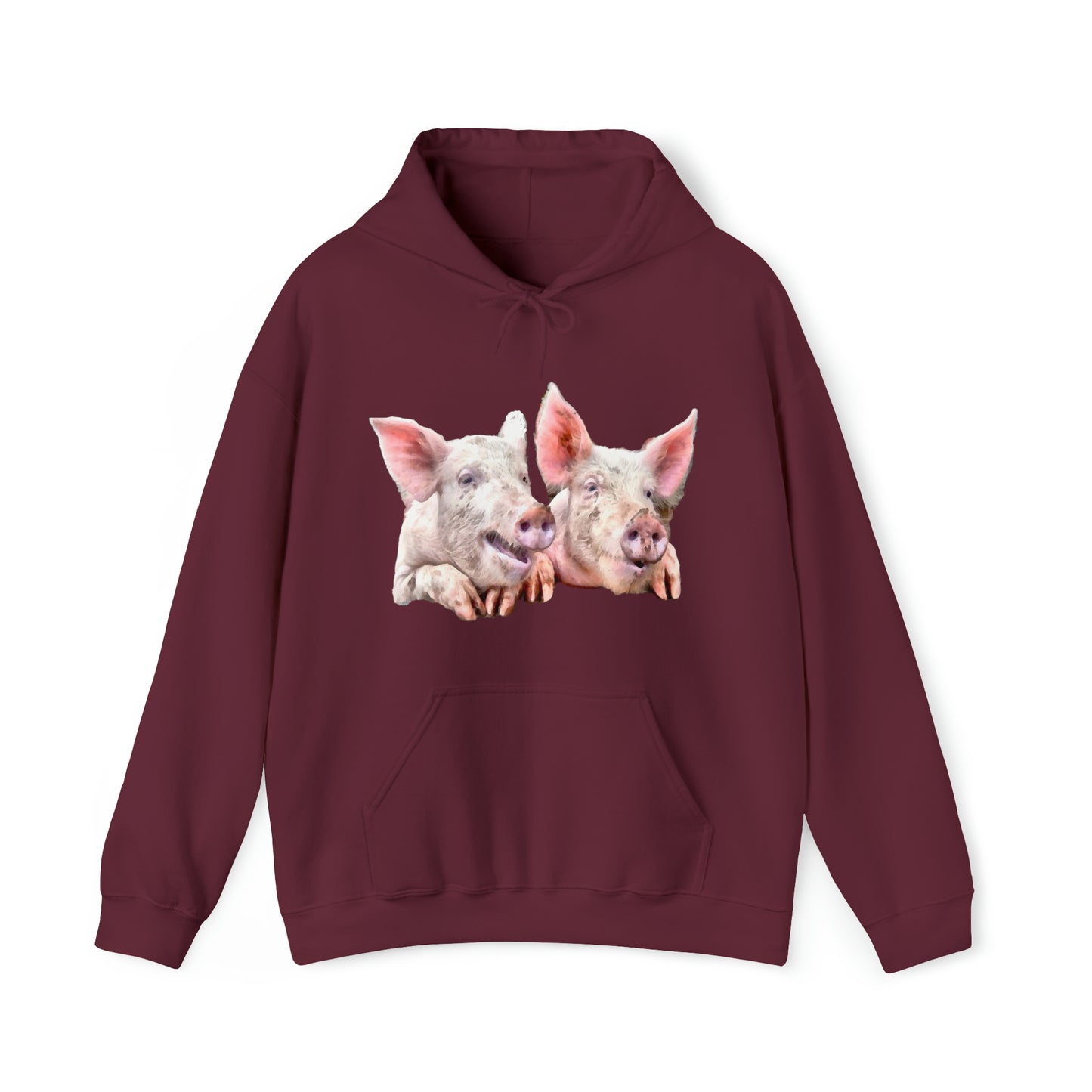 Pigs  'A Jowly Good Time'  -  Unisex 50/50 Hoodie