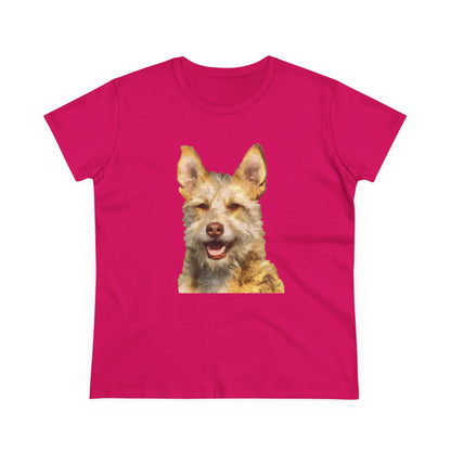 Portuguese Podengo Women's Midweight Cotton Tee