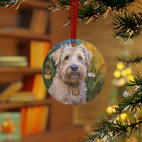 Soft Coated Wheaten Terrier - Christmass Tree Metal Ornaments