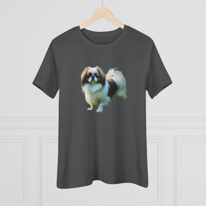 Japanese Chin - Women's Relaxed Cotton Tee